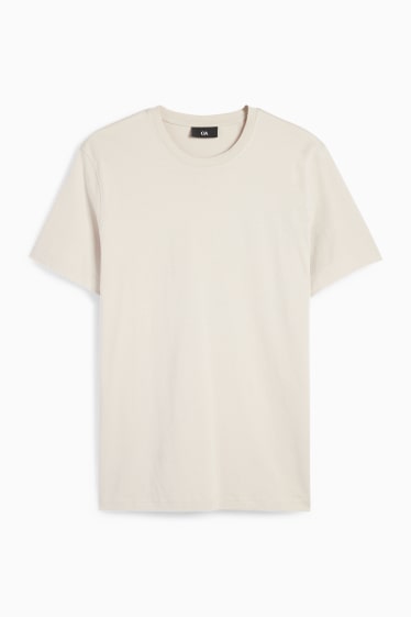 Herren - T-Shirt - Regular Fit - beige