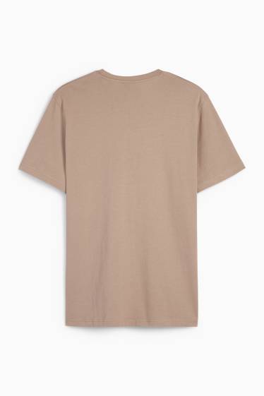 Herren - T-Shirt - Regular Fit - beige