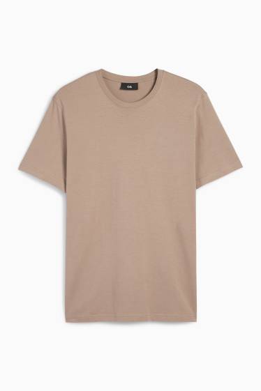 Herren - T-Shirt - Regular Fit - beige