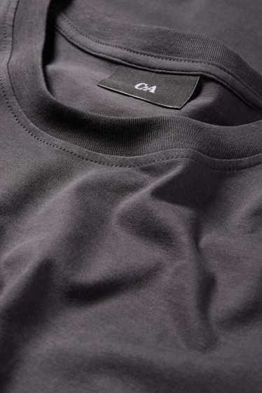 Herren - T-Shirt - Regular Fit - dunkelgrau