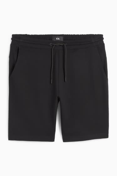 Uomo - Shorts di felpa - nero