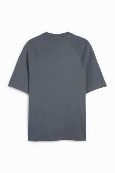 Herren - T-Shirt - Relaxed Fit - dunkelgrau
