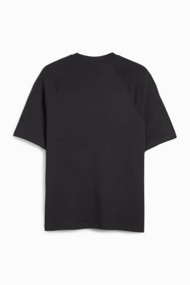 Herren - T-Shirt - Relaxed Fit - schwarz