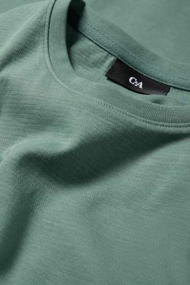 Heren - T-shirt - regular fit - groen
