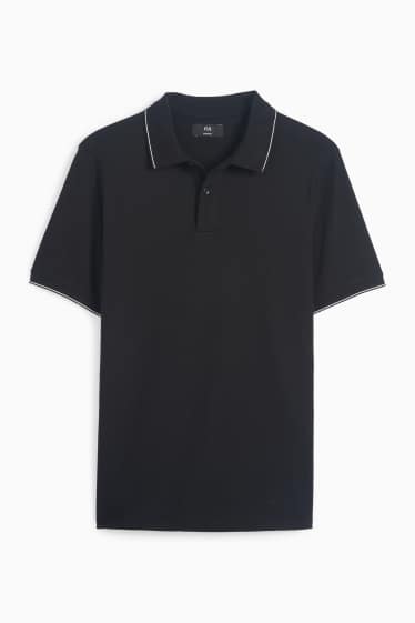 Herren - Poloshirt - schwarz