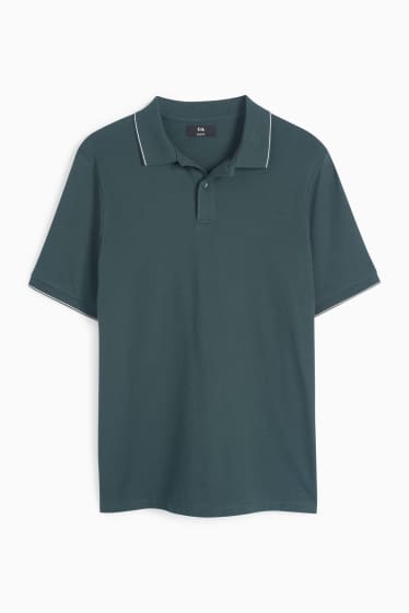 Men - Polo shirt - dark green