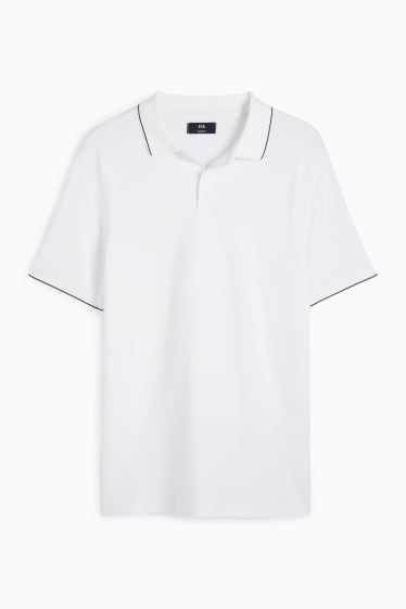 Men - Polo shirt - white