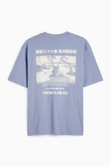 Herren - T-Shirt - Relaxed Fit - blau