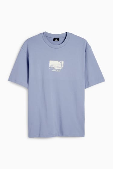 Herren - T-Shirt - Relaxed Fit - blau