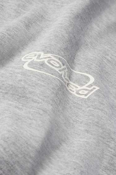 Herren - T-Shirt - Relaxed Fit - hellgrau-melange