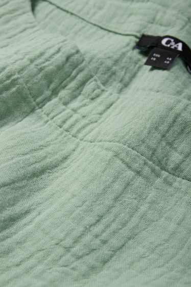 Women - Muslin blouse - green
