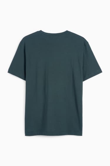 Herren - T-Shirt - Regular Fit - dunkelgrün