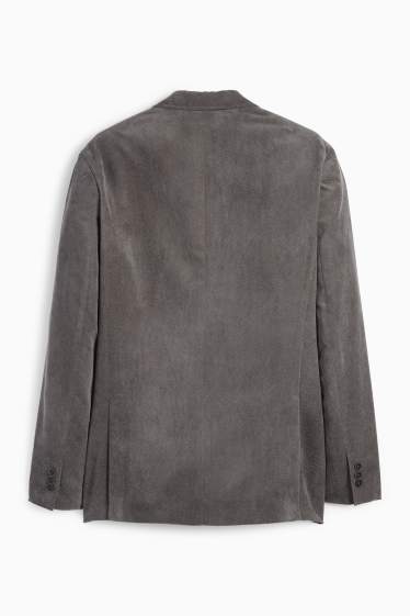 Herren - Sakko - Regular Fit - strukturiert - grau