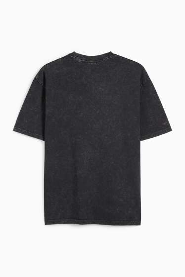 Men - T-shirt - relaxed fit - black