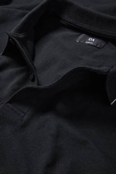 Herren - Poloshirt - schwarz