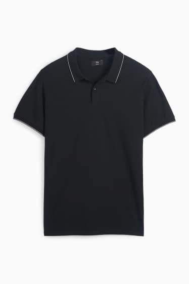 Herren - Poloshirt - schwarz