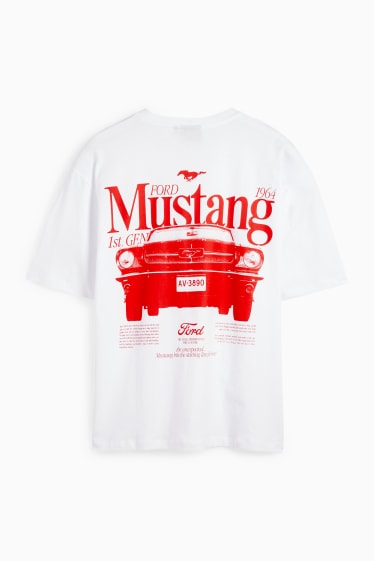 Men - T-shirt - oversized - Ford - white