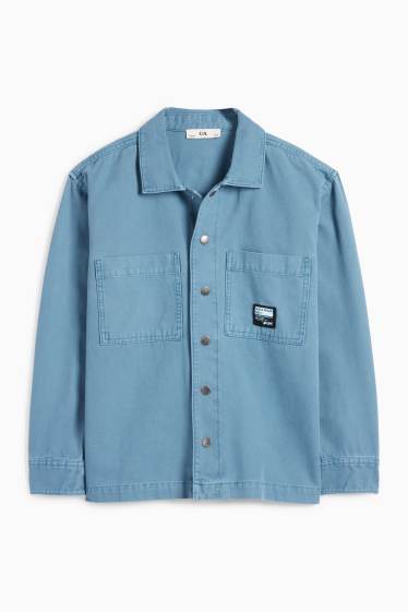 Kinderen: jongens - Overhemdjas - blauw