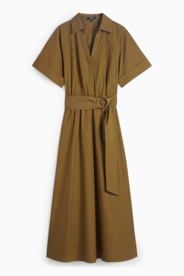 Femmes - Robe-chemisier - marron