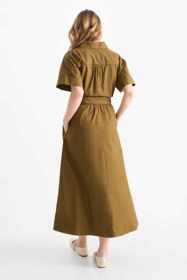 Femmes - Robe-chemisier - marron