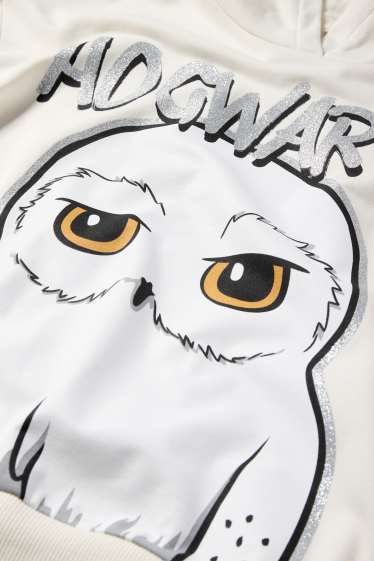 Kinderen: meisjes - Harry Potter - hoodie - crème wit