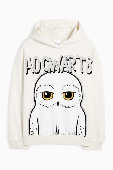 Kinderen: meisjes - Harry Potter - hoodie - crème wit