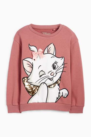 Kinder Mädchen - Aristocats - Sweatshirt - dunkelrosa