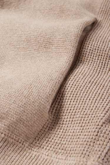 Herren - Strickjacke - beige