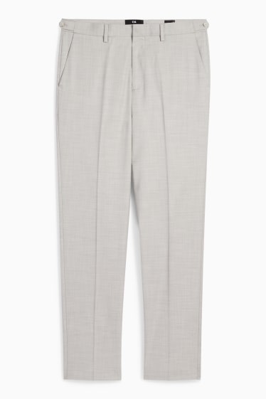 Herren - Baukasten-Hose - Regular Fit - Flex - hellgrau