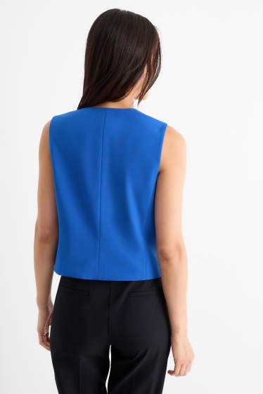 Damen - Business-Weste - Regular Fit - dunkelblau