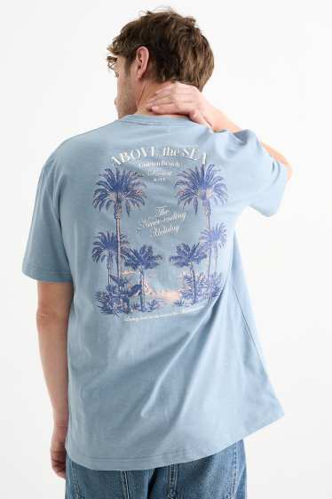 Herren - T-Shirt - Regular Fit - hellblau