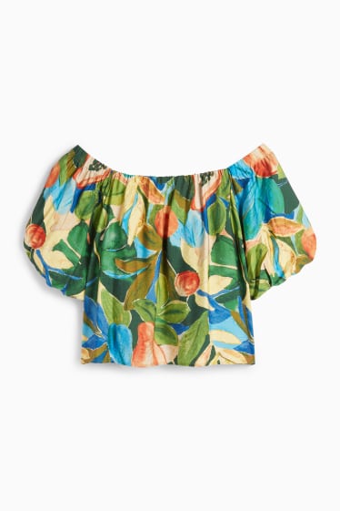 Damen - Bluse - gemustert - bunt