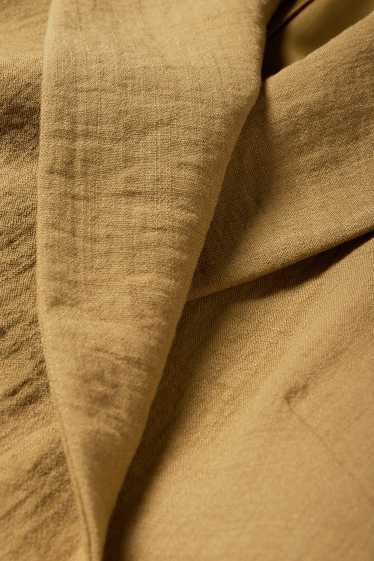 Damen - Lange Weste - Regular Fit - beige