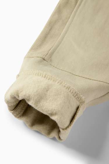 Baby: jongens - Babyjoggingbroek - beige