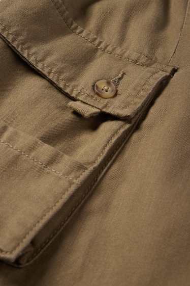 Damen - Cargoshorts - High Waist - braun
