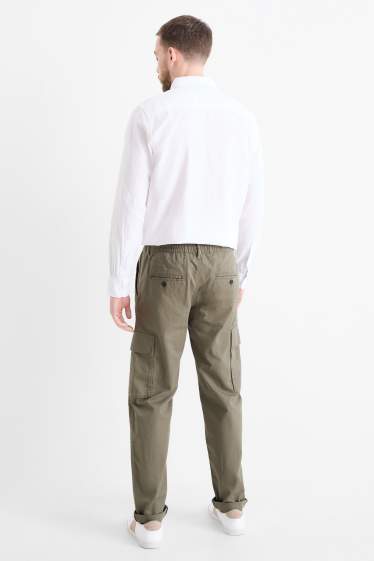 Herren - Cargohose - Tapered Fit - khaki