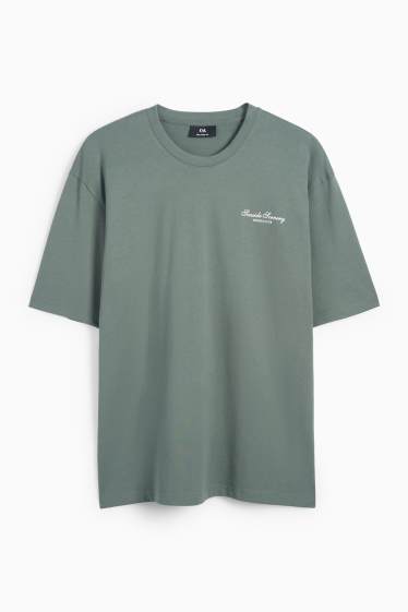 Men - T-shirt - relaxed fit - green