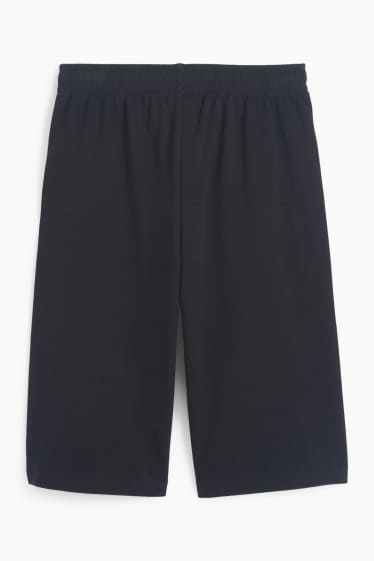 Kinder Mädchen - California - Sweat-Bermudas - schwarz