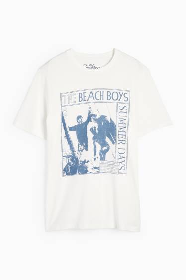 Herren - T-Shirt - Regular Fit - Beach Boys - weiss