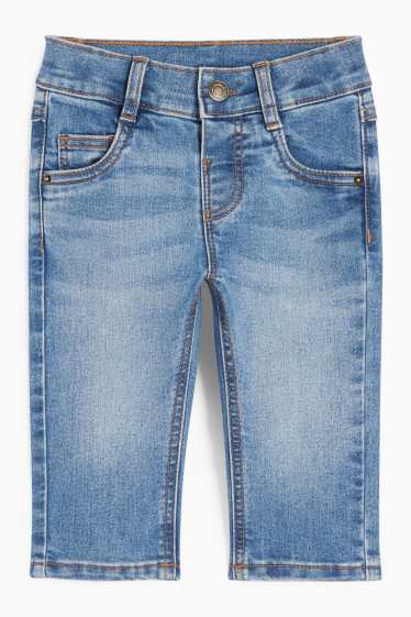 Baby Jungen - Baby-Outfit - 2 teilig - blau / weiss