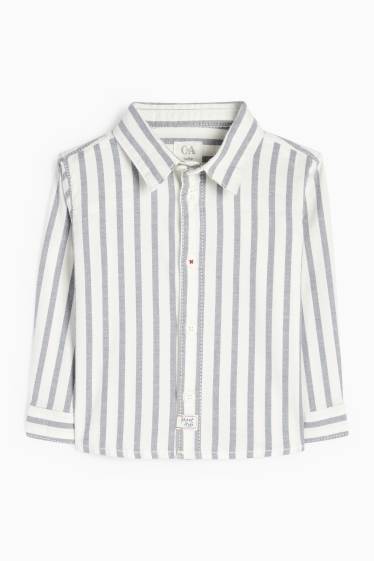 Baby Jungen - Baby-Outfit - 2 teilig - blau / weiss