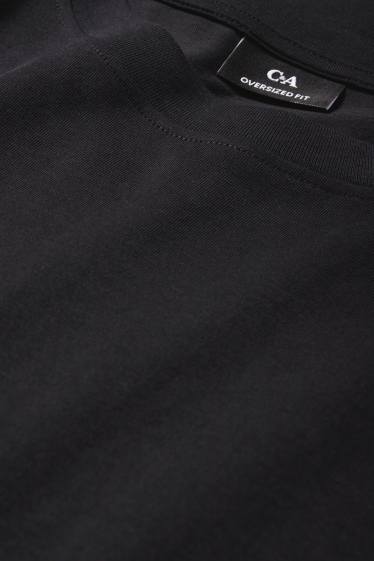 Herren - T-Shirt - Oversized - schwarz