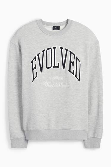 Herren - Sweatshirt - hellgrau-melange