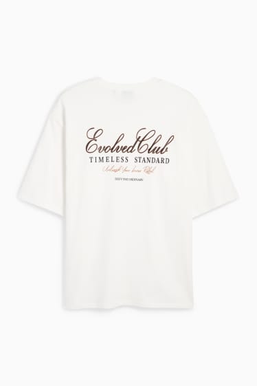 Herren - T-Shirt - Oversized - weiss