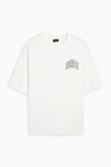 Herren - T-Shirt - Oversized - weiss