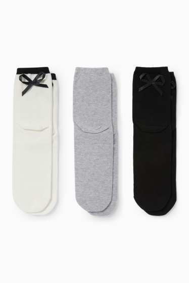 Damen - Multipack 3er - Socken - weiss