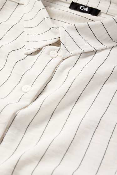 Dona - Brusa - de ratlles - blanc trencat