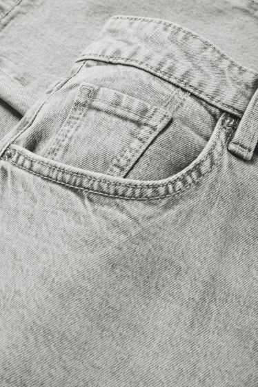 Femmes - Mom jean - high waist - jean gris clair