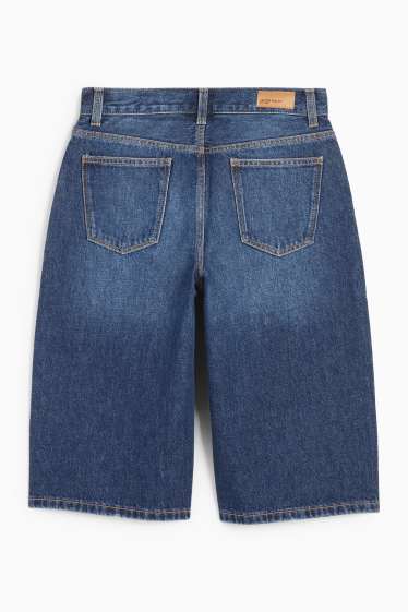 Kinder Mädchen - Jeans-Bermudas - jeansblau