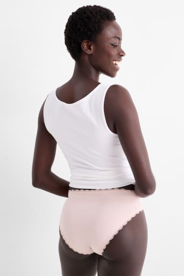 Damen - Multipack 4er - Slip - rosa